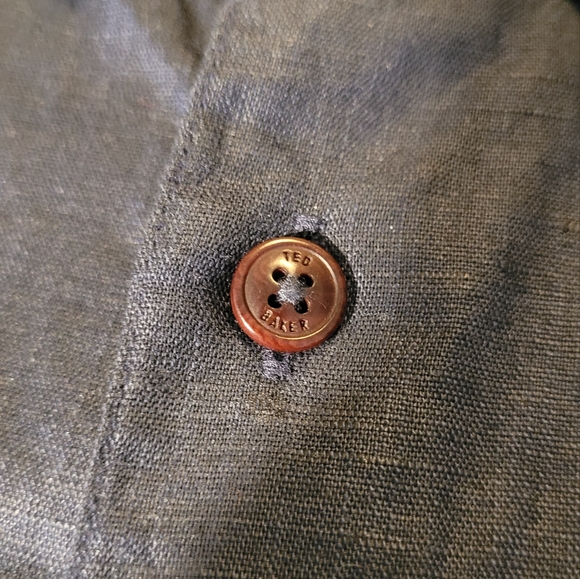 Ted Baker - Blue Dress Shirt - Size 7 - Picture 2 of 7